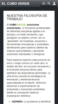 Mobile Screenshot of elcuboverde.com